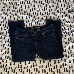 AE crop jeans artist